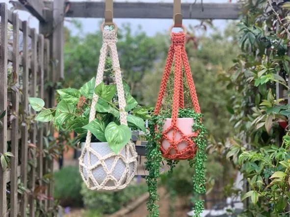 11 Free Easy DIY Crochet Plant Hanger Patterns