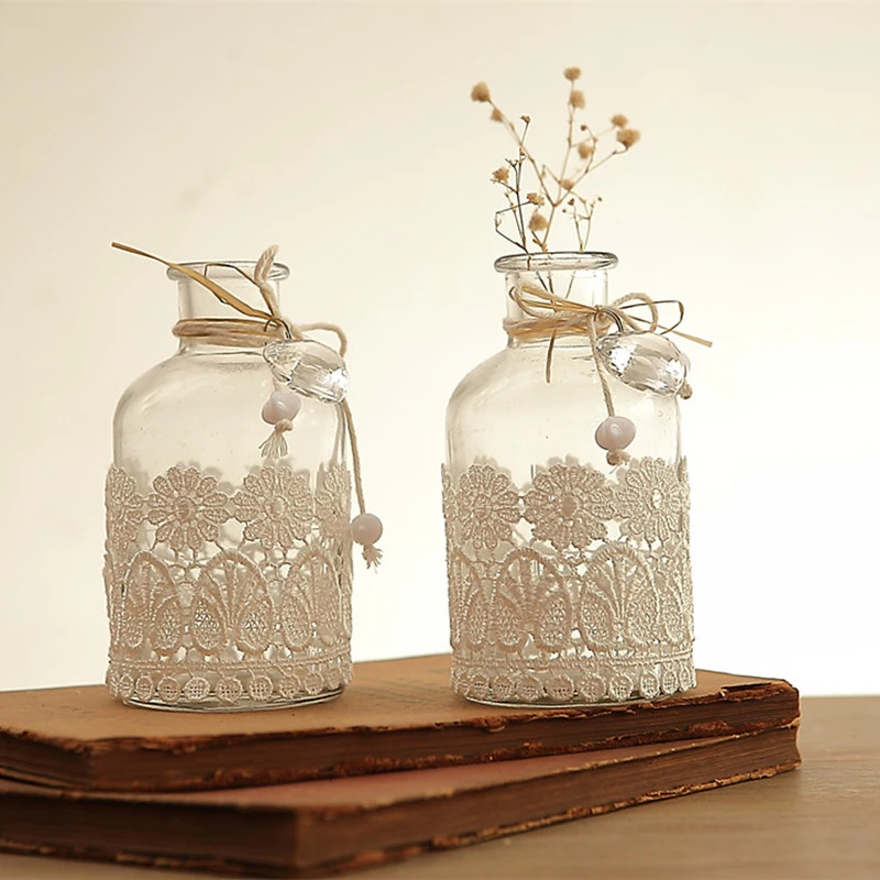 Elegant DIY vase ideas with lace