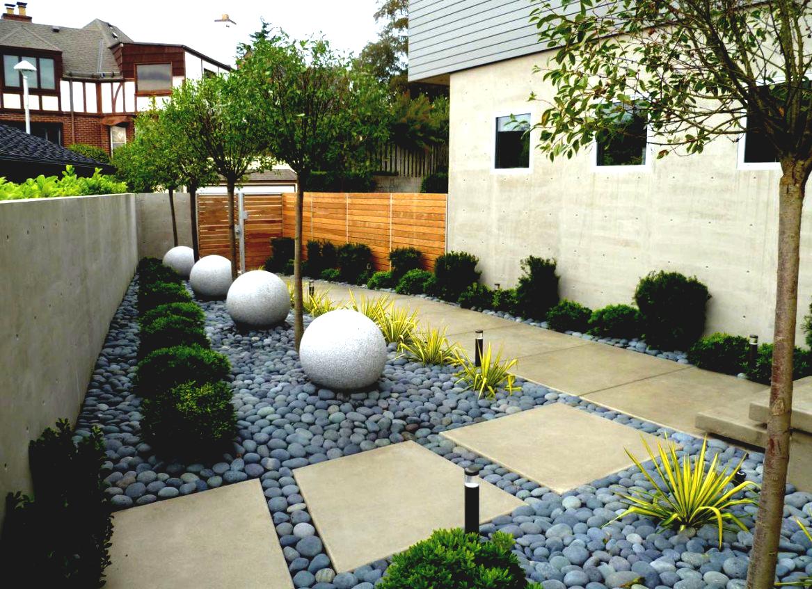 Boxwood and Rock Garden